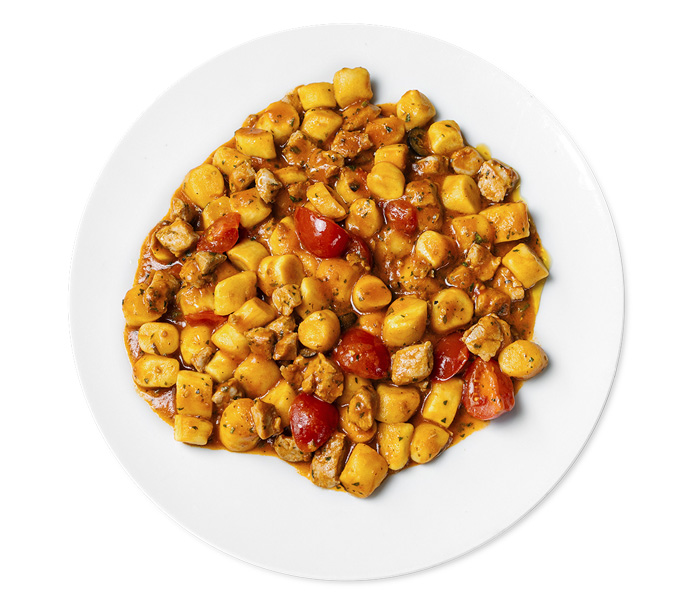 Gnocchi baccalà e tonno alla siciliana