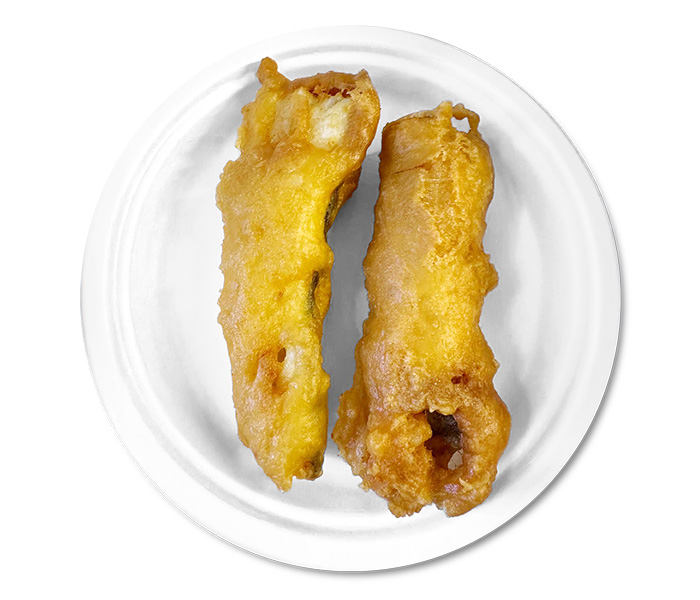 Filetti fritti di baccalà alla marscianese (2 pz)