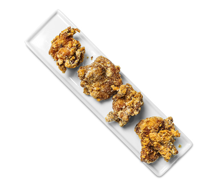 Nuggets di baccalà in crosta di cornflakes e mayo al basilico