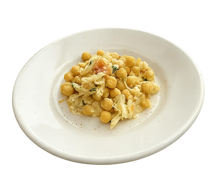 Stocco e ceci alla laziale